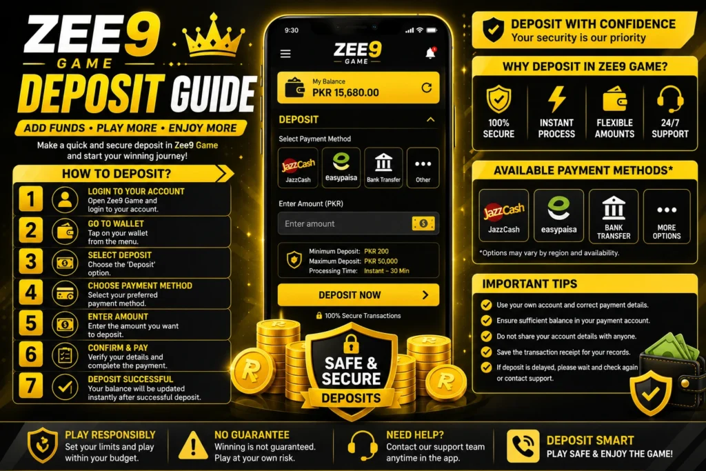 Zee9 Game Deposit